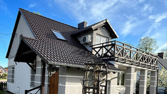 Auffrischung des Dachaussehens