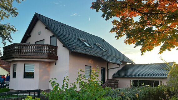 Dachlackierung vorcher nachher