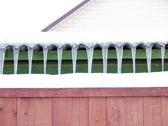 Dachterrasse Schneeräumen