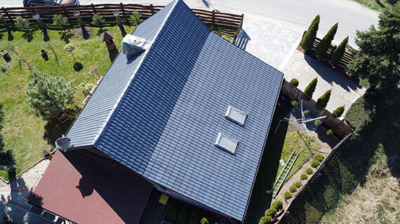 Neuer Look fürs Dach - vorher nachher