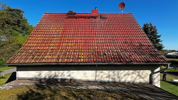 Dachimprägnierung vorher nachher