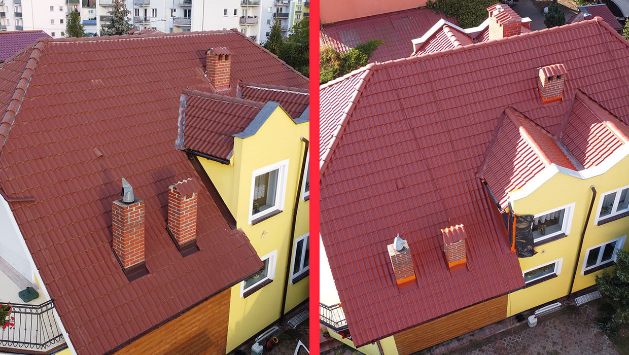 Dachreinigung und -anstrich in Slubice