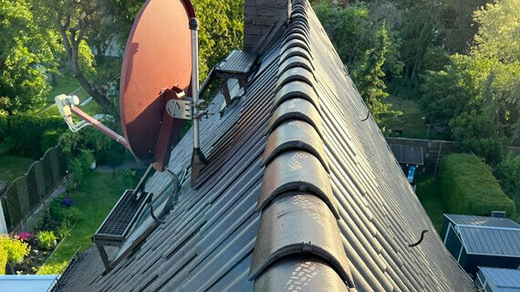 Dachsanierung in Wollstein vorher nachher