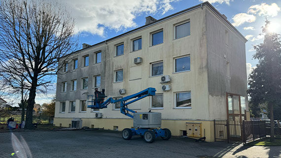 Fassadenanstrich Mlawa