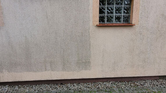 Fassadenreinigung und fassadenanstrich
