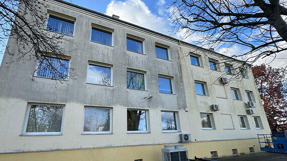 Endergebnis des Fassadenanstrichs