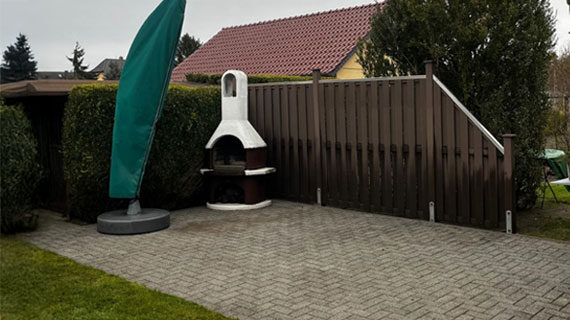 Pflasterreinigung und -imprägnierung vorher nachher