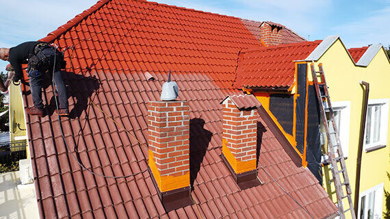 Neue Dachfarbe Klassikrot