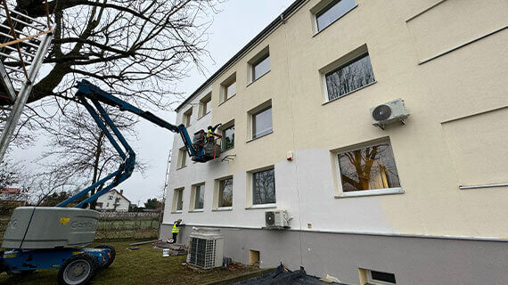 Professioneller Fassadenanstrich