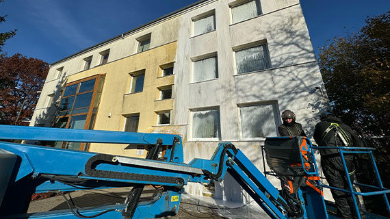 Renoskam – Fassadenreinigung in Mława