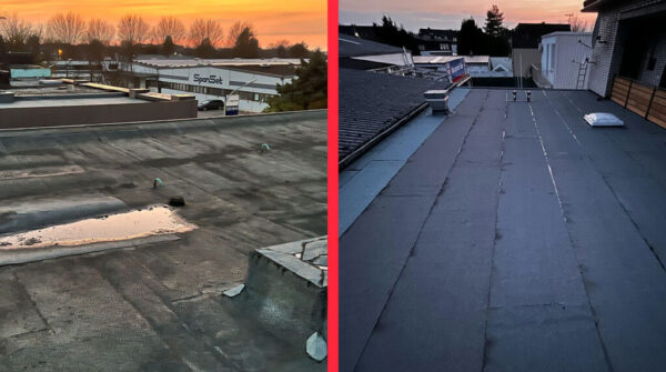 Professionelle Verlegung von Bitumenbahn