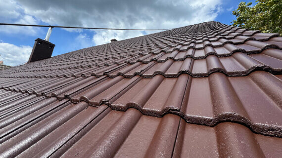 Dachsanierung in Wollstein vorher nachher