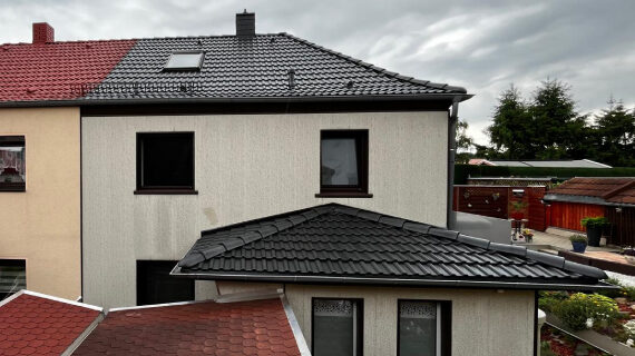 Dachreinigung und -anstrich in Zwickau - nachher