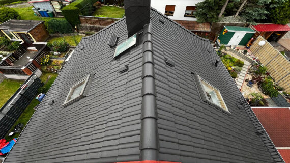 Dachreinigung und -anstrich in Zwickau - vorcher