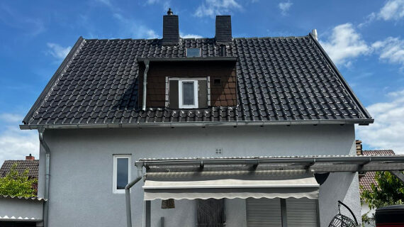 Dachreinigung und dachanstrich in Frankenthal vorher nachher