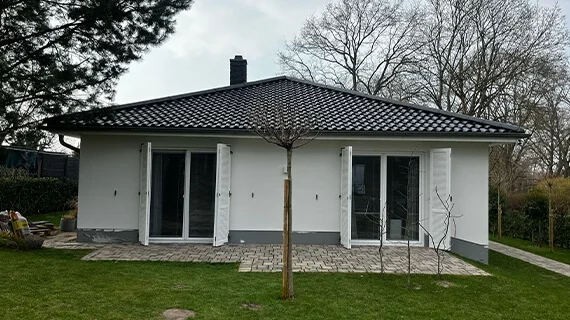 Dachreinigung und Dachanstrich in Berlin vorcher nachher