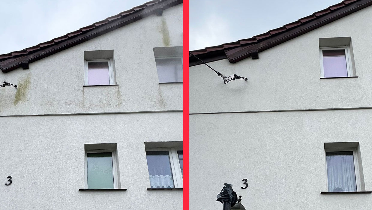 Niederdruck-Heißwasserreinigung und Schimmelentfernung in Crossen an der Oder