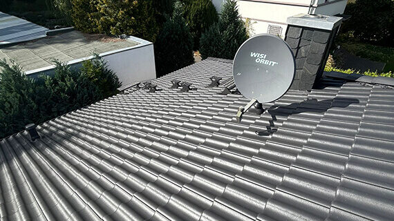 Dach in Anthrazitfarbe Dach in Anthrazitfarbe