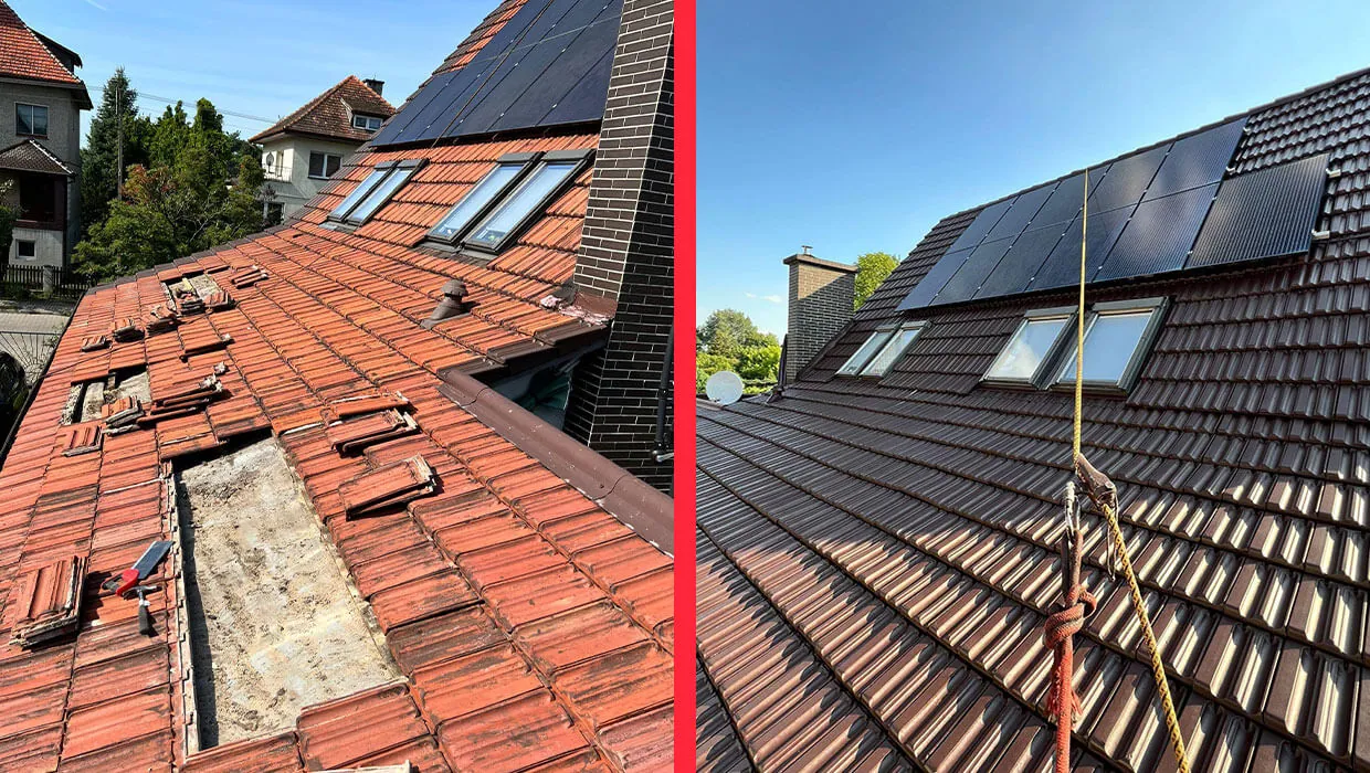Dachsanierung und -anstrich in Słubice