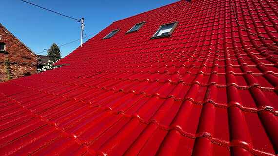 Dachanstrich in Bojadła