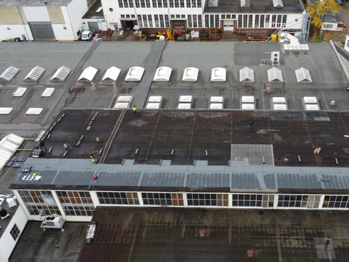 Alte Dachpappe auf dem Dach – Bremen Alte Dachpappe auf dem Dach – Bremen