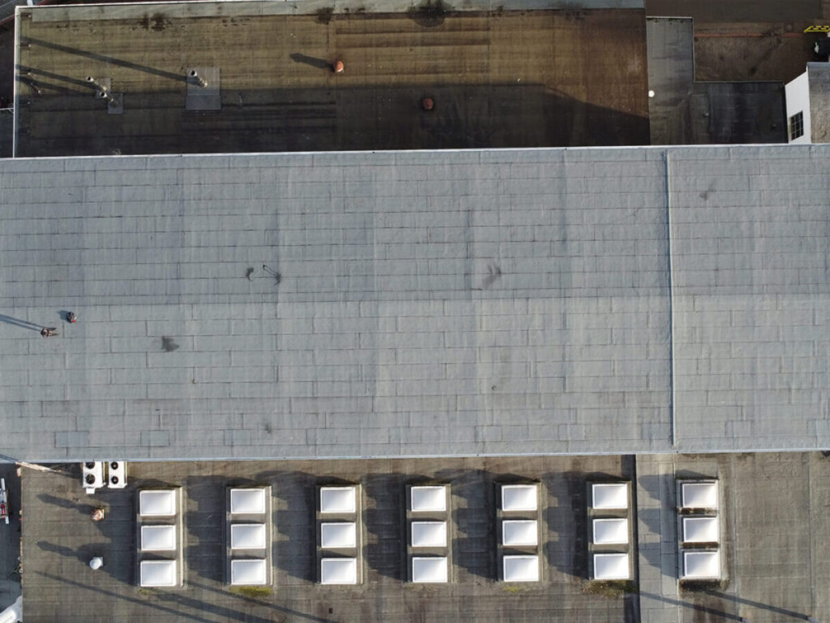 Dach nach der Reparatur