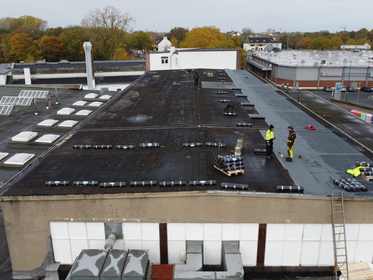 Verlegen von Dachpappe in Bremen