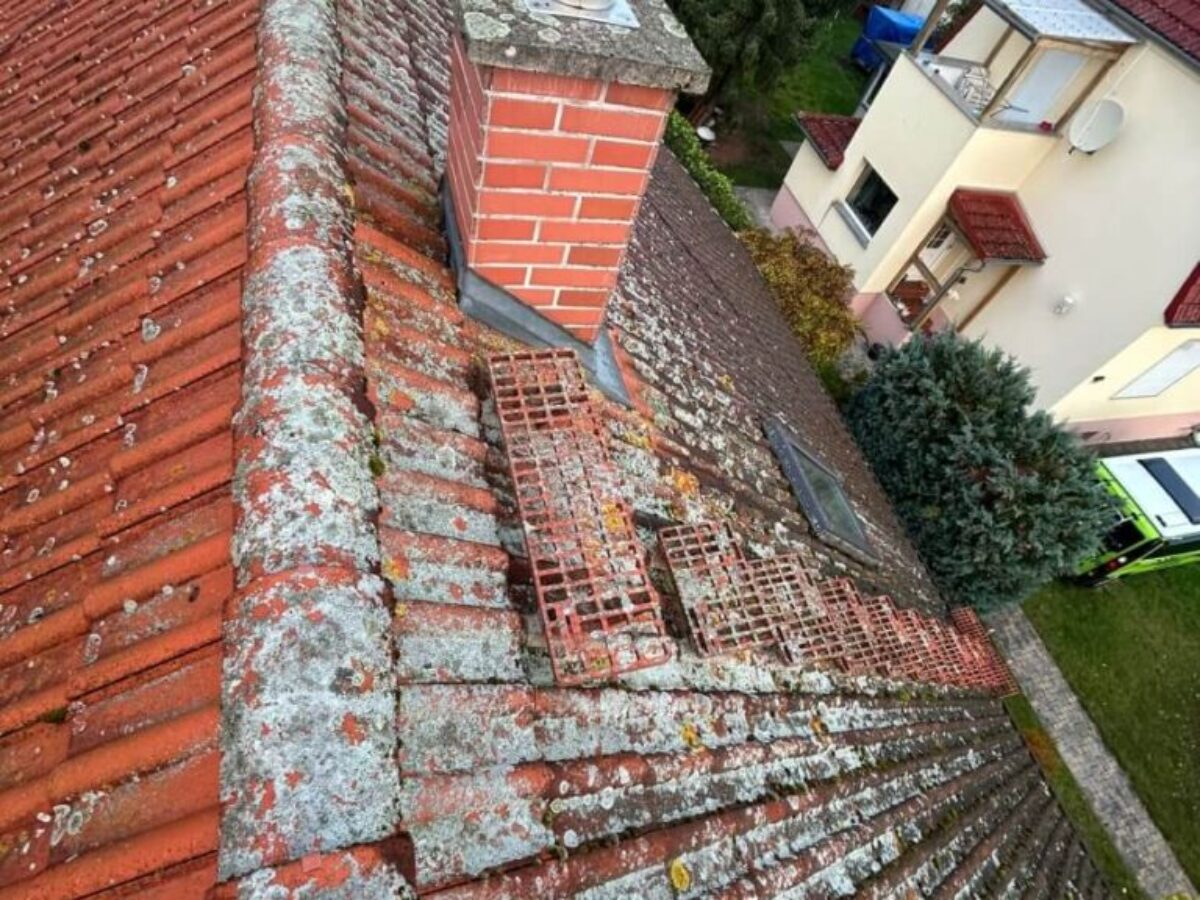 Dachreinigung Möser - vorher Dachreinigung Möser - vorher