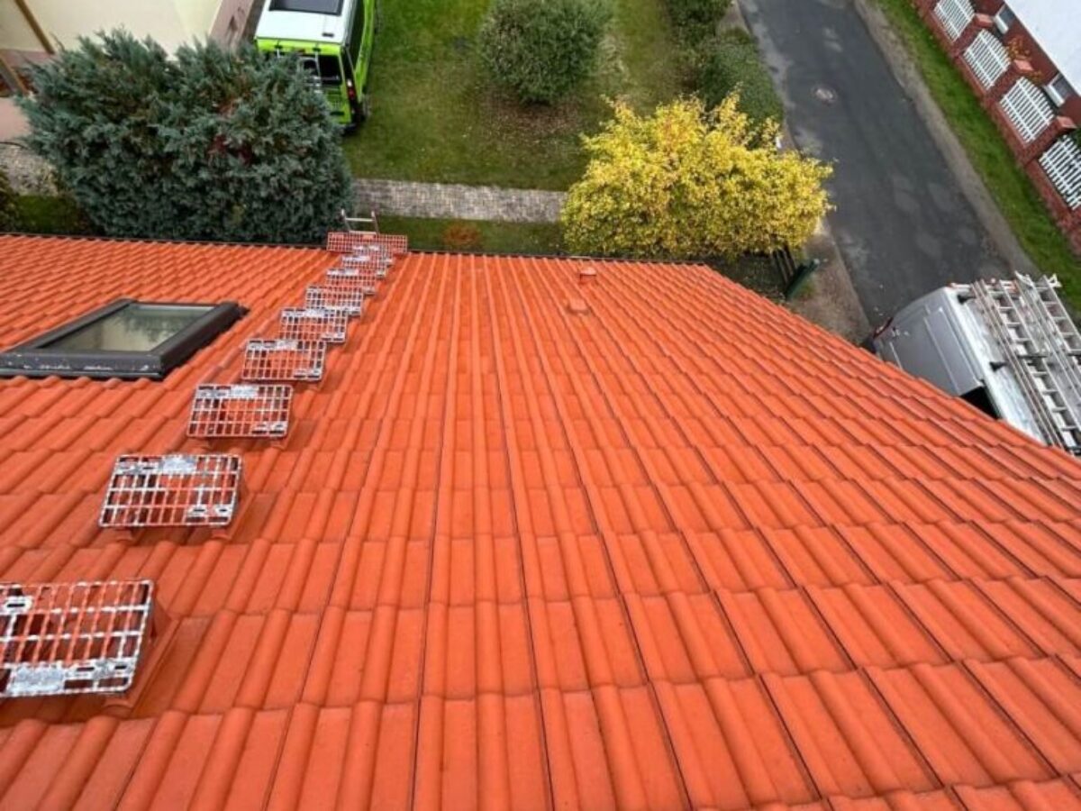 Dachreinigung in Möser - nachher Dachreinigung in Möser - nachher