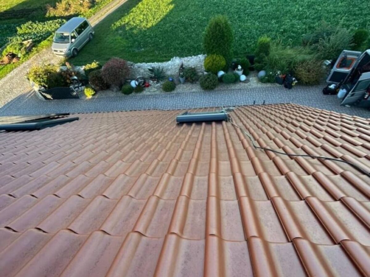 Vor der Dachreinigung Radibor