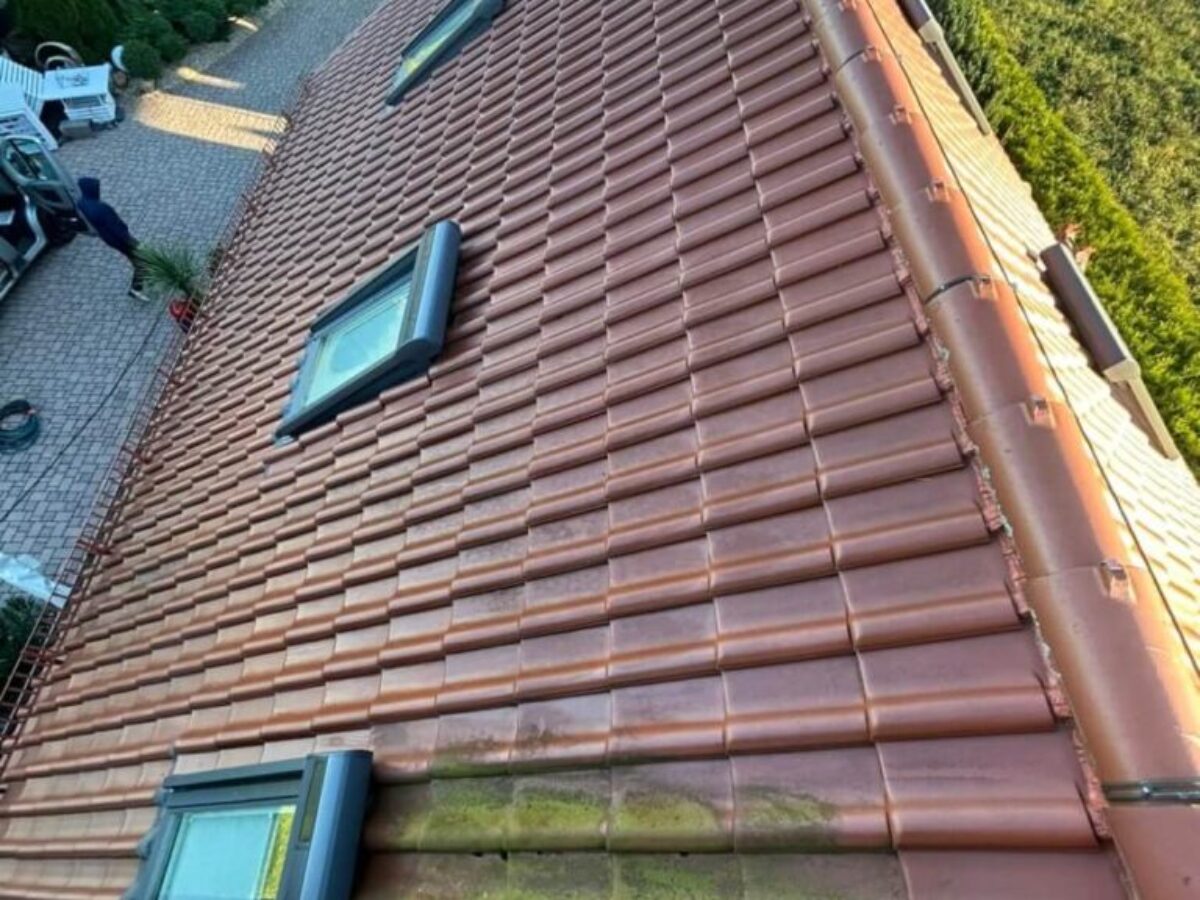 Vor der Dachreinigung in Radibor