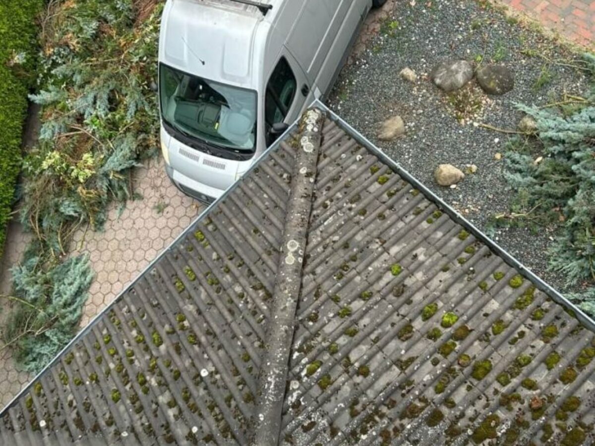 Vor der Dachreinigung und Dachbeschichtung in Gifhorn Vor der Dachreinigung und Dachbeschichtung in Gifhorn