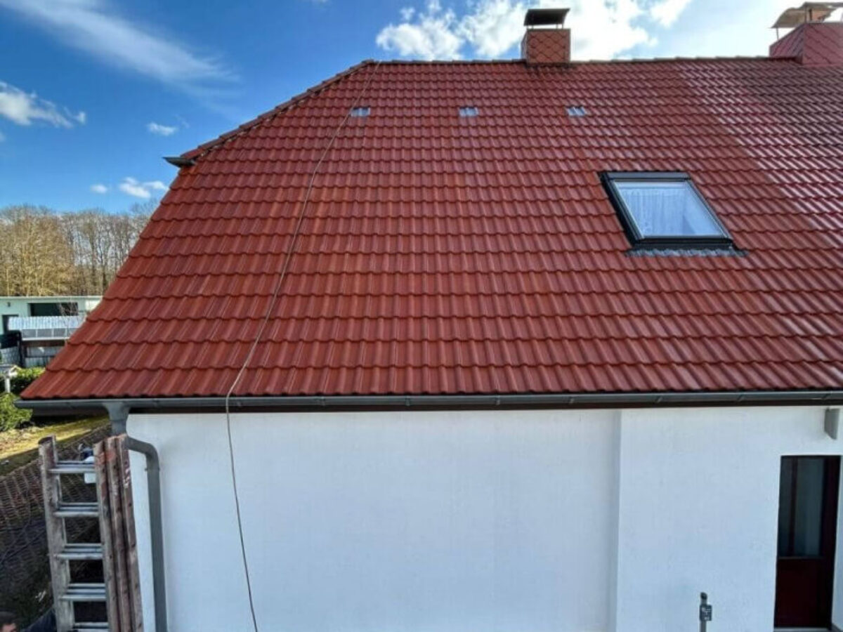 Nachher - Dachreinigung und -imprägnierung in Süderholz