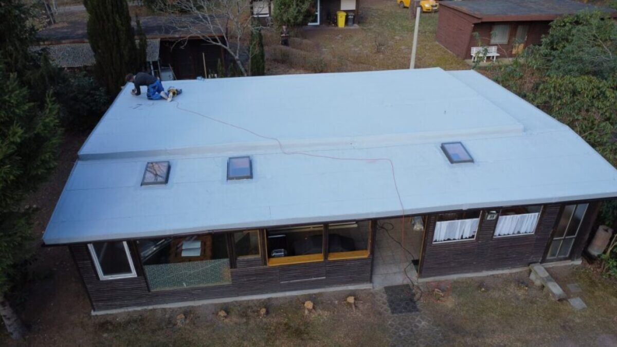 Nachher - Sanierung eines Flachdach in Kromlau