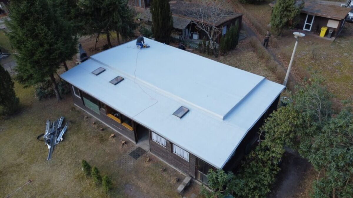 Nachher - Sanierung eines Flachdach in Kromlau Nachher - Sanierung eines Flachdach in Kromlau