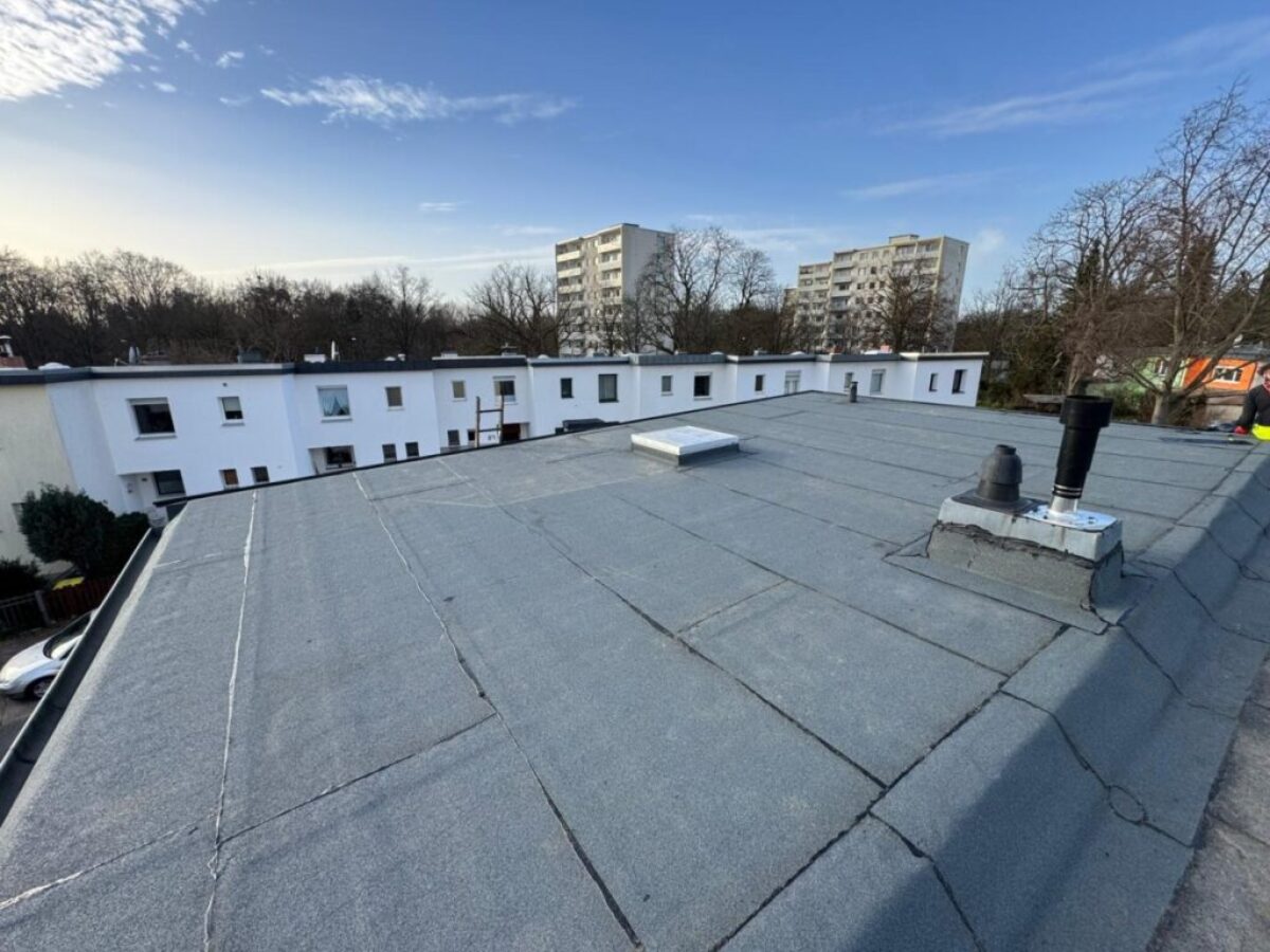Nachher - Umfassende Dämmung eines Flachdachs - Berlin