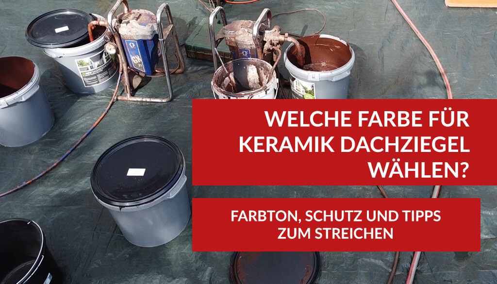 Infografik über die Wahl der Farbe für Keramik Dachziegel